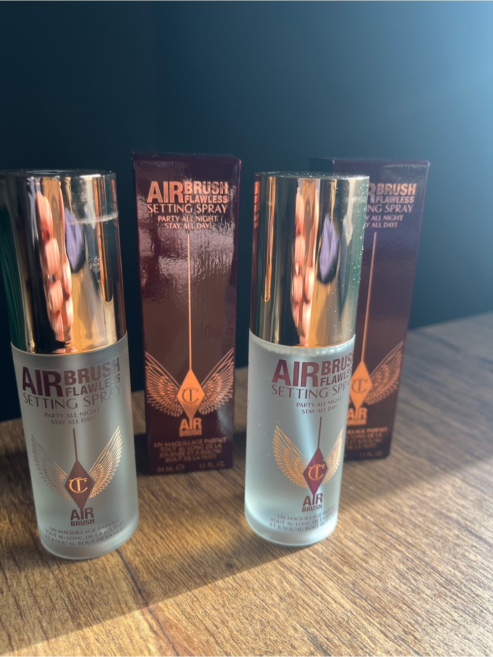 Two Charlotte Tilbury Airbrush Flawless Setting Spray — 1.1 fl oz